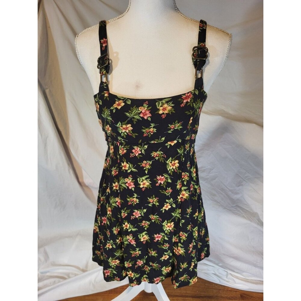 Past Life The‎ Collective Black Floral Grunge Dress Size S/M